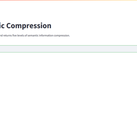 Dejan Semantic Compression