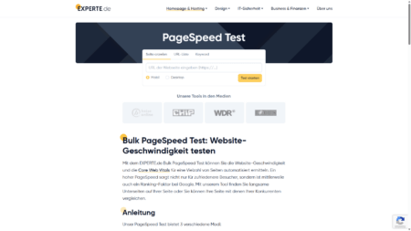 PageSpeed Test GUI