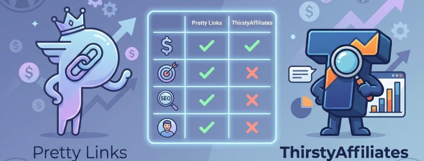 Pretty Links vs. ThirstyAffiliates: Welches Affiliate-Plugin ist das bessere?